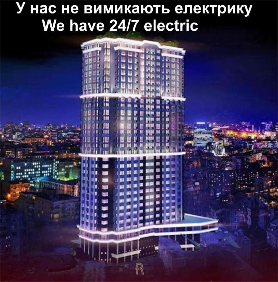 Royal Tower Residence Big VIP Apartment in Center Floor 27 Kiev Buitenkant foto